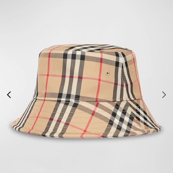 Burberry check print twill bucket hat - Picture 2 of 5